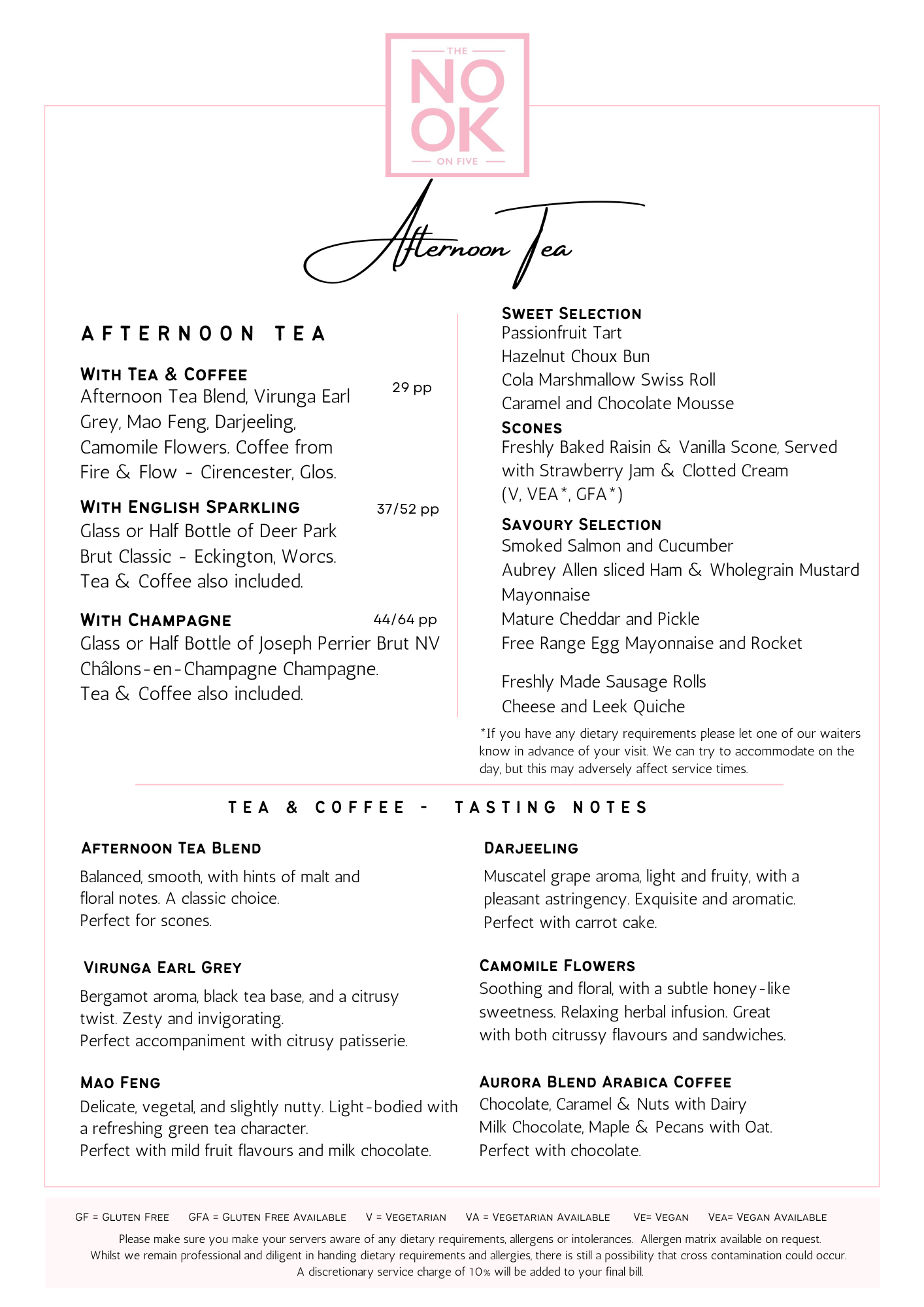 Afternoon Tea Gift Voucher