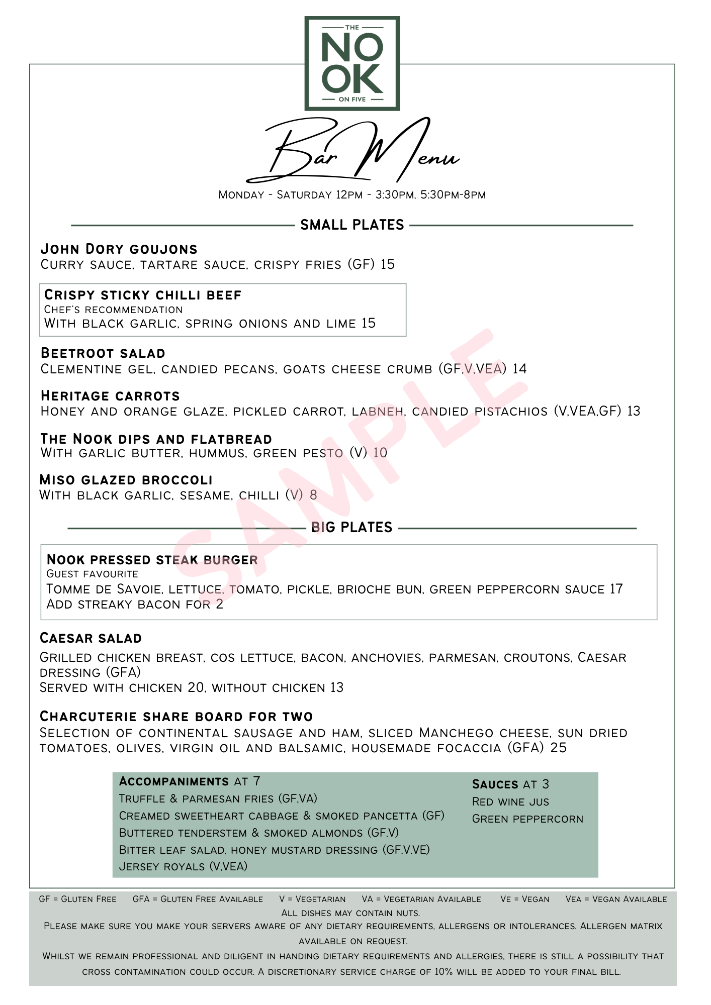 The Nook On Five - Cheltenham's Rooftop Restaurant