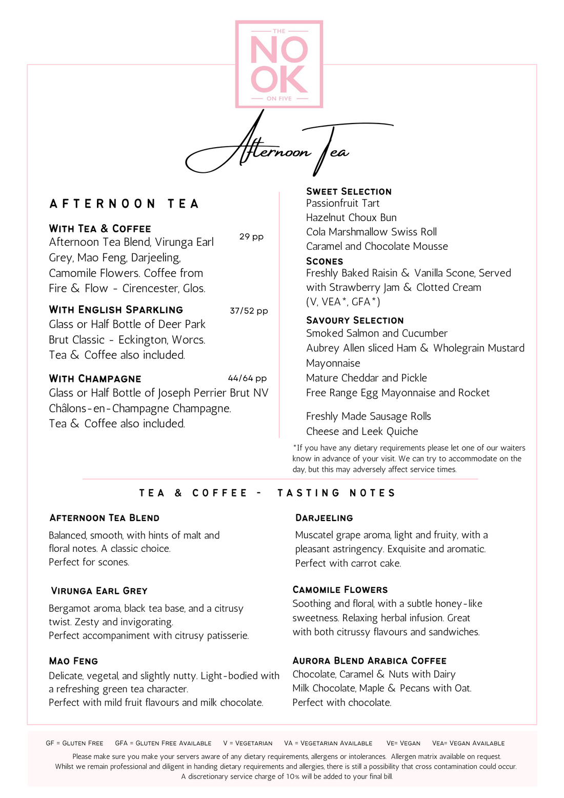 Afternoon Tea Cheltenham | The Nook – The Nook On Five - Cheltenham's ...