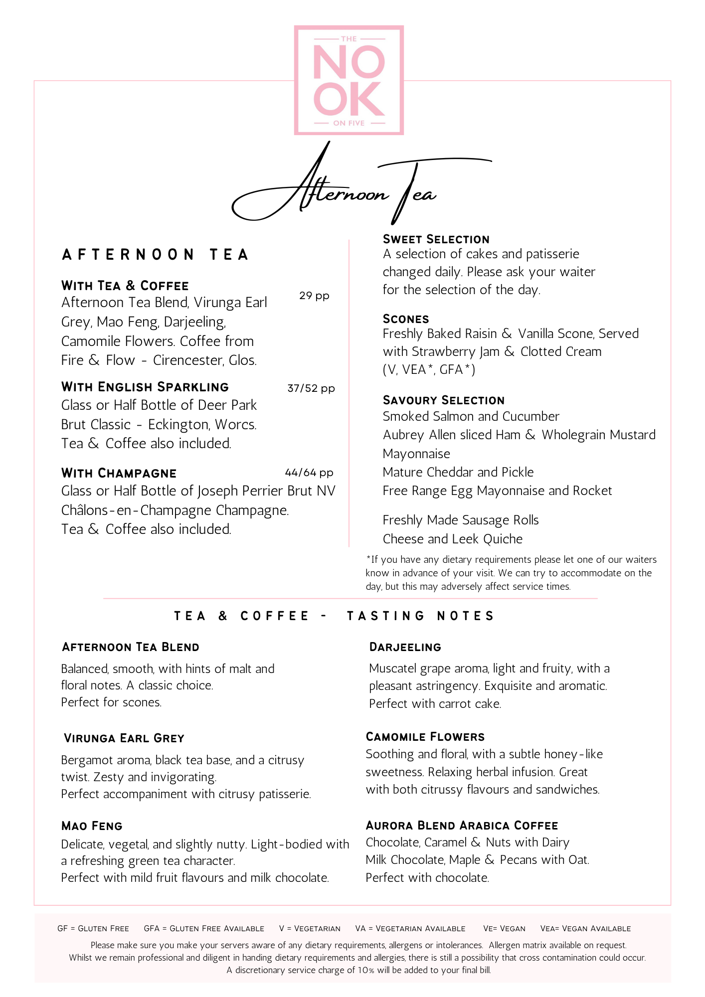 Afternoon Tea Cheltenham | The Nook – The Nook On Five - Cheltenham's ...