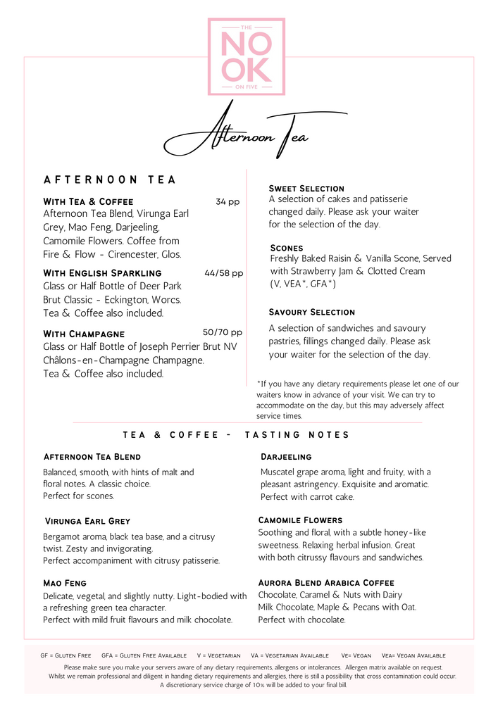 The Nook On Five - Cheltenham's Rooftop Restaurant