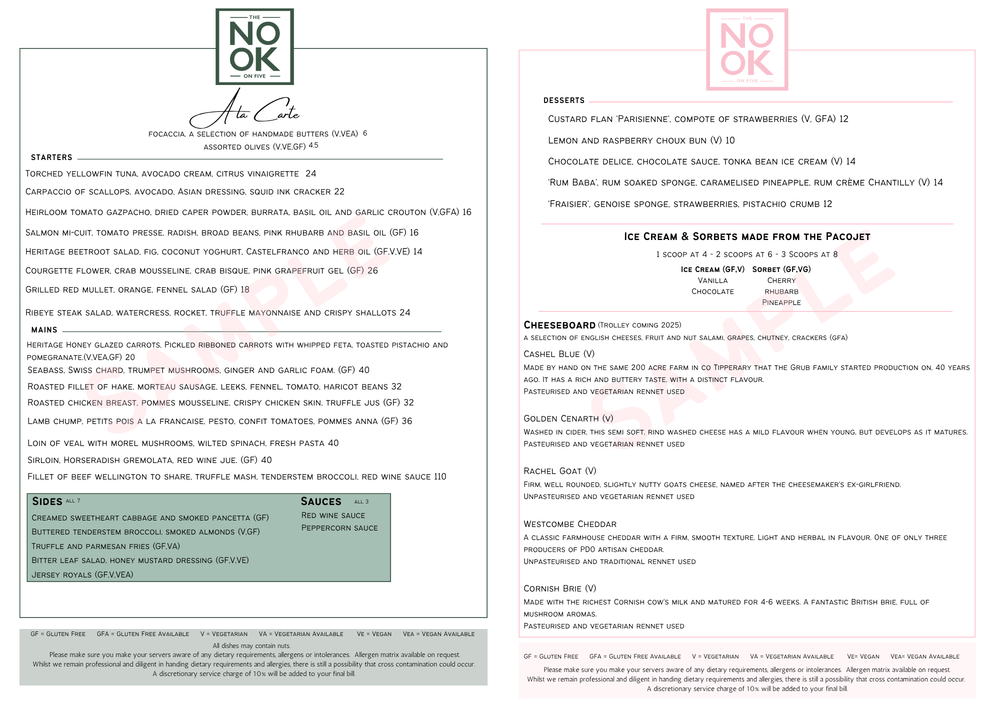 The Nook On Five - Cheltenham's Rooftop Restaurant