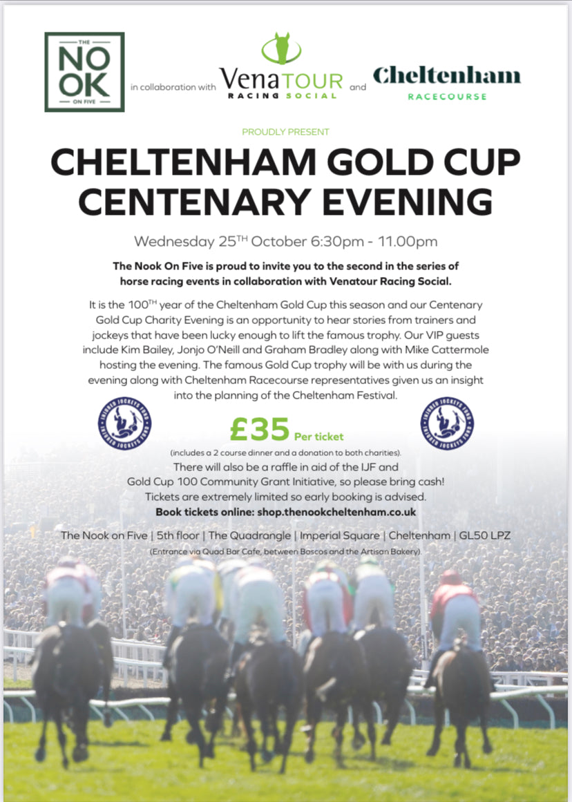 
                  
                    Cheltenham Gold Cup Centenary Evening 25th October 2023
                  
                