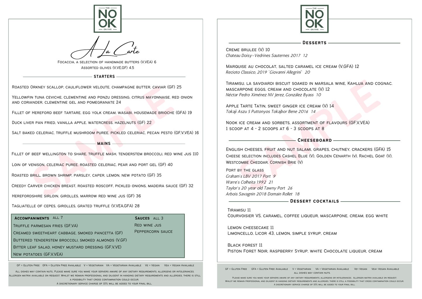 The Nook On Five - Cheltenham's Rooftop Restaurant